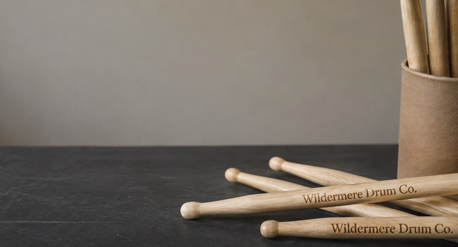 Custom printed drumsticks with logo