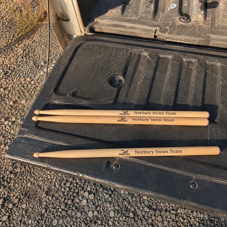 Drumsticks with logo printing