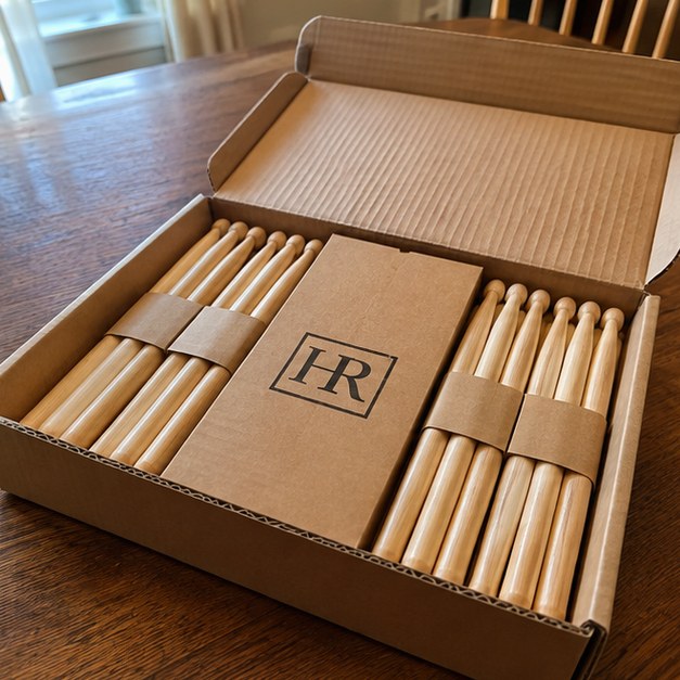 Personalized drumsticks — customer photo